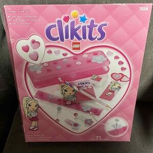 LEGO Clikits Heart Designer Set - Pink and White